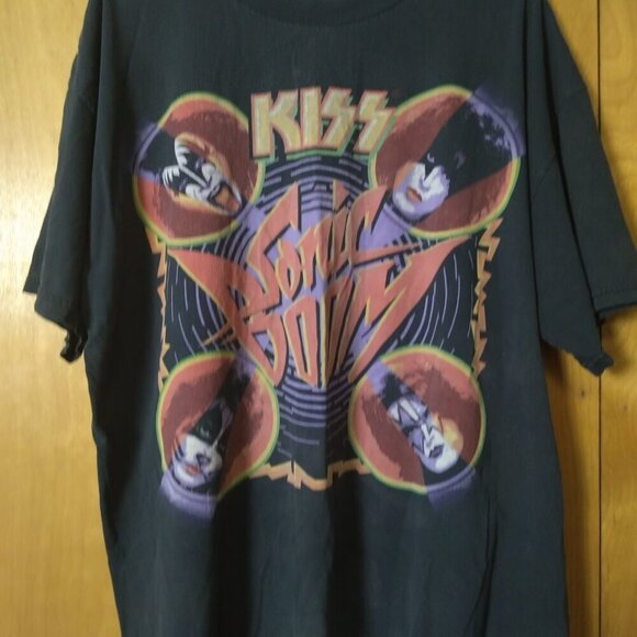 Band Kiss Sonic Boom Men's XL Short Sleeve Graphic T-Shirt *READ* - Picture 3 of 5